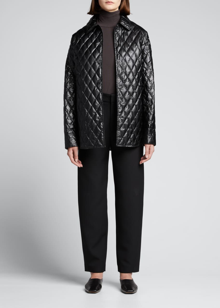 Theory leather shirt hotsell