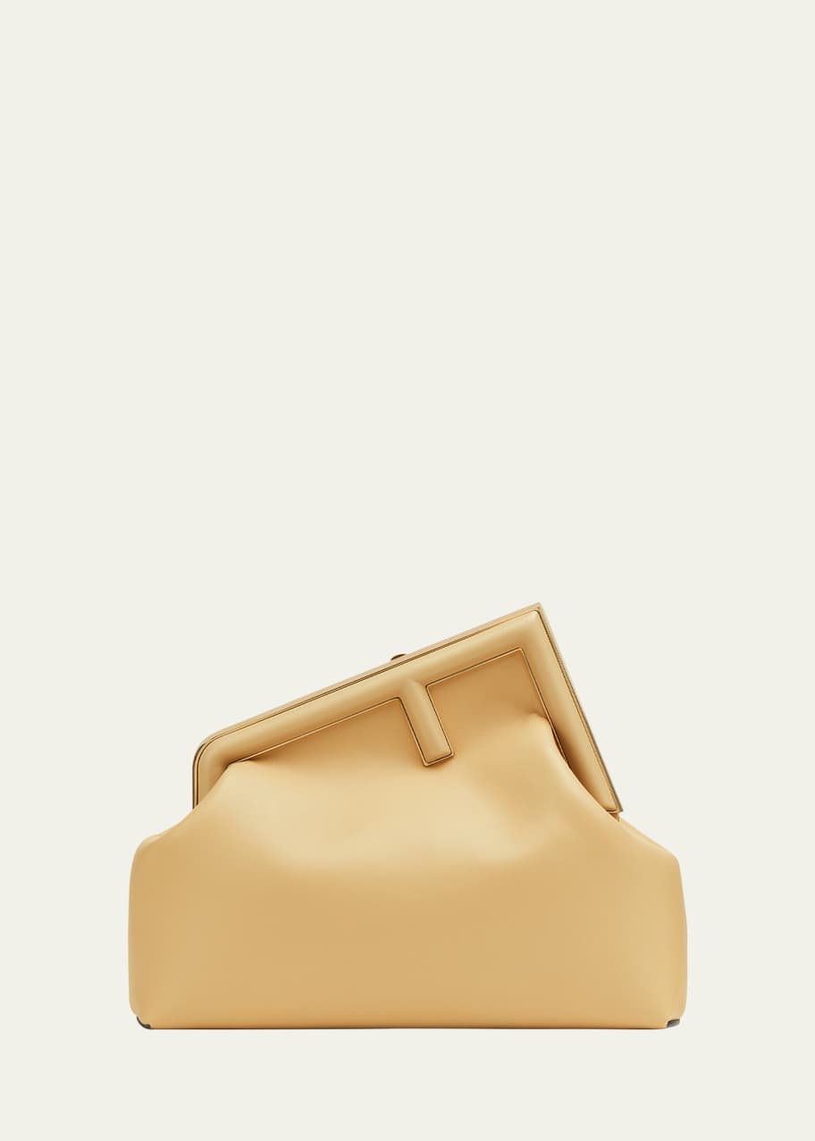 Fendi Medium F Asymmetric Clutch Bag - Bergdorf Goodman