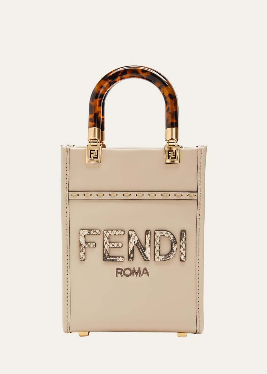 Fendi discount logo shopper