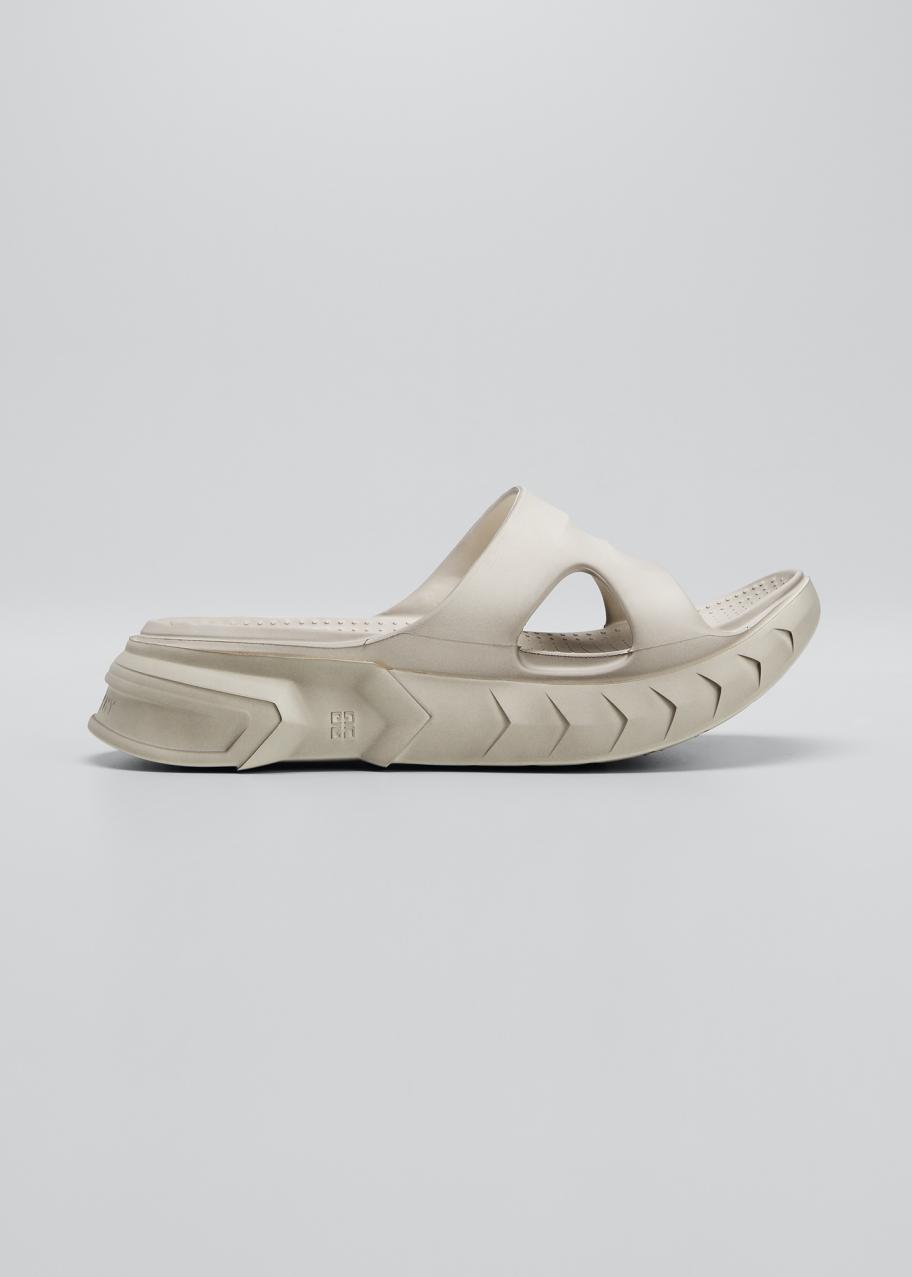 Givenchy Marshmallow Rubber Slide Sandals - Bergdorf Goodman display picture 1