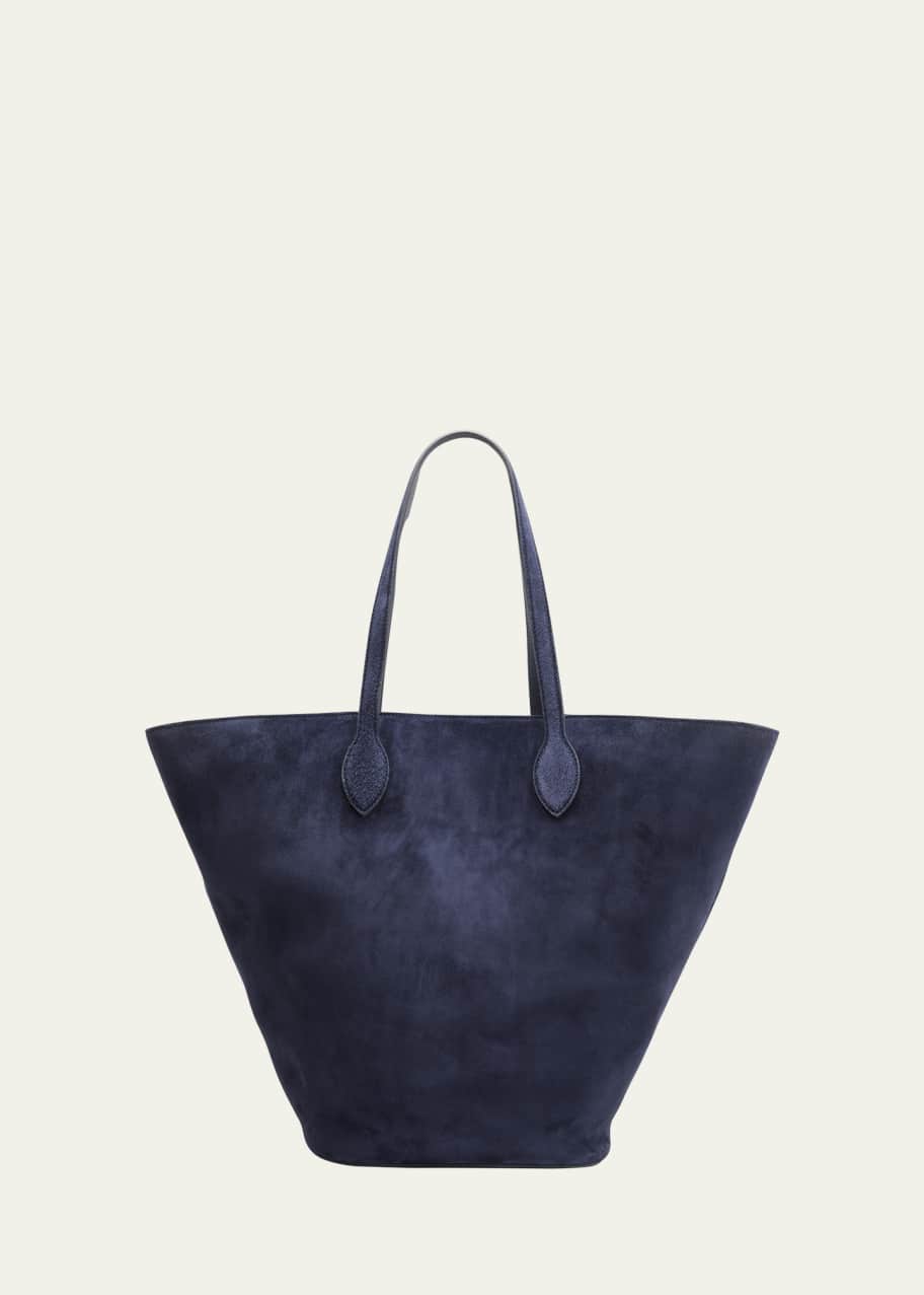 Khaite Osa Large Calf Suede Shopper Tote Bag Bergdorf Goodman