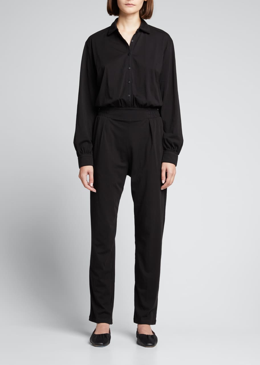 Classic Long Sleeve Jersey Jumpsuit