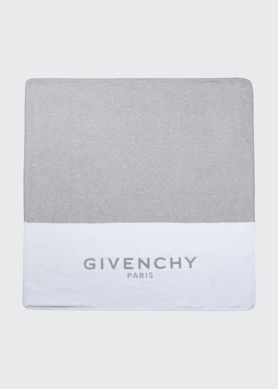 Givenchy Logo-Embroidered Knit Blanket - Bergdorf Goodman