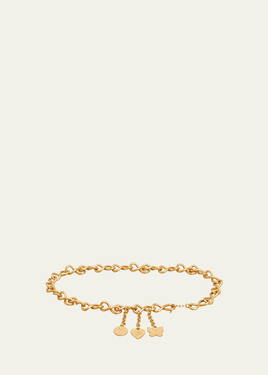 Ysl chain belt hot sale