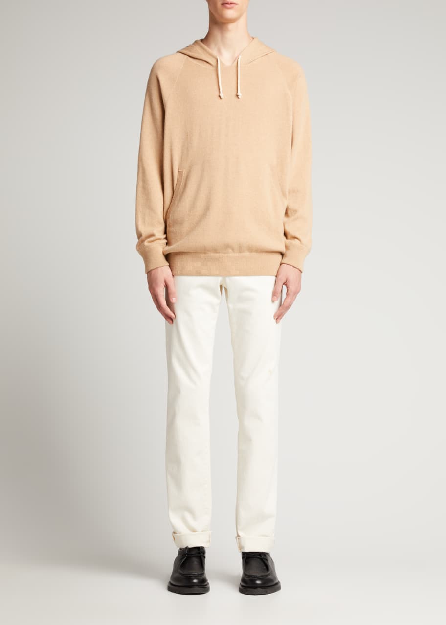 Ghiaia Men's Cashmere Pullover Hoodie Bergdorf Goodman