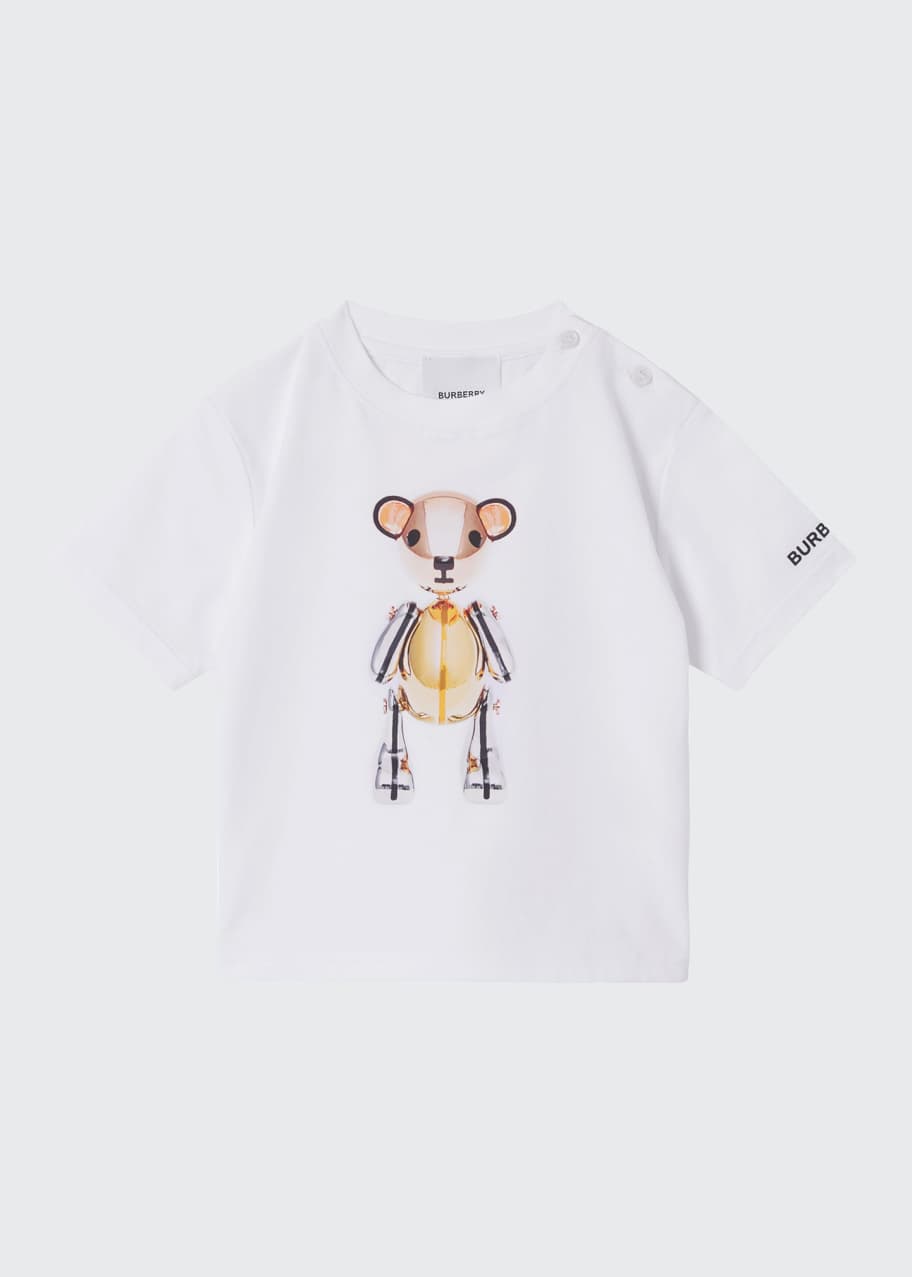 Burberry Girl's Rose Gold Bear Graphic T-Shirt, Size 6M-2