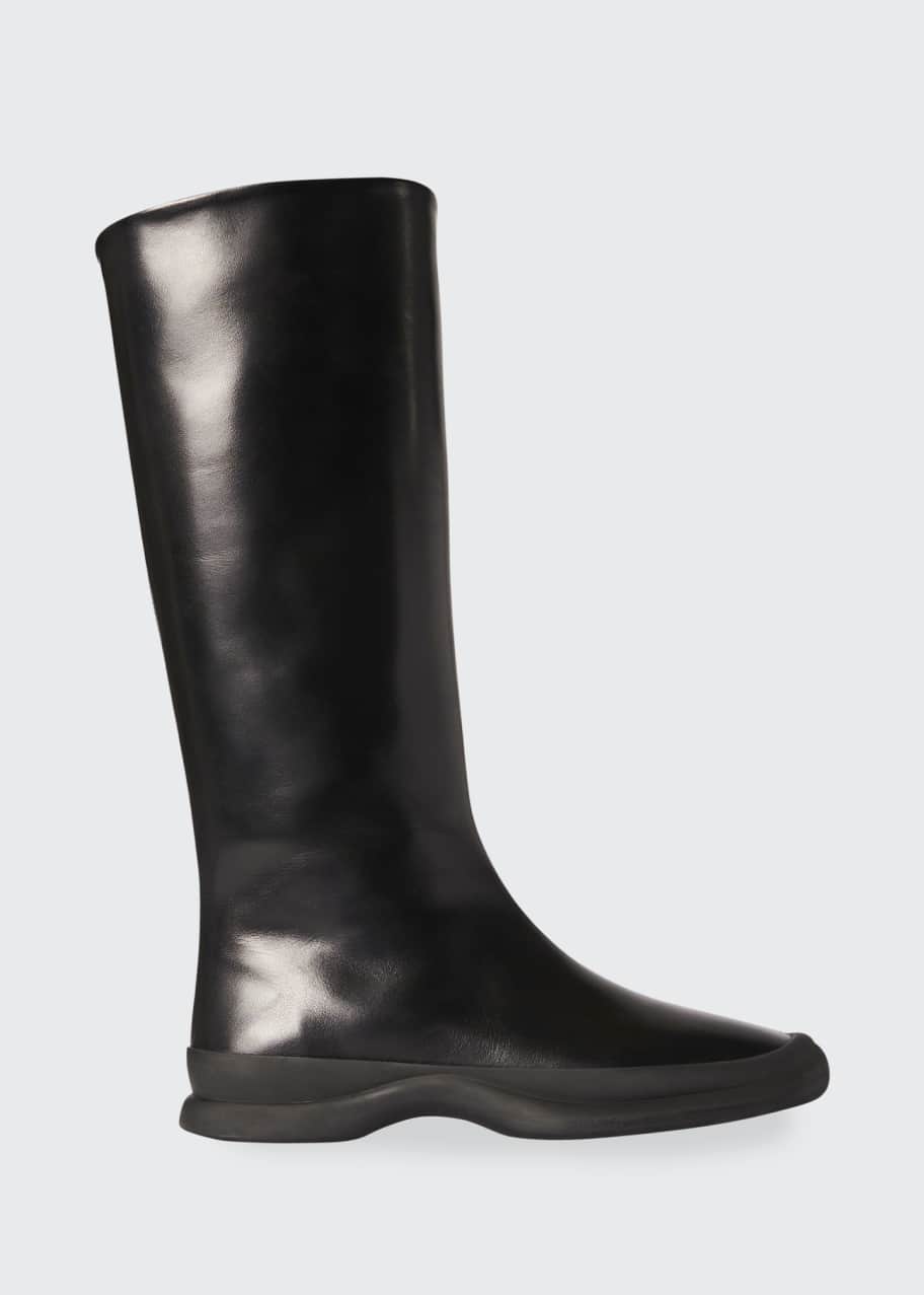 ロングブーツ The Row Town leather boots THE ROW Town Leather Tall Boots - Bergdorf Goodman