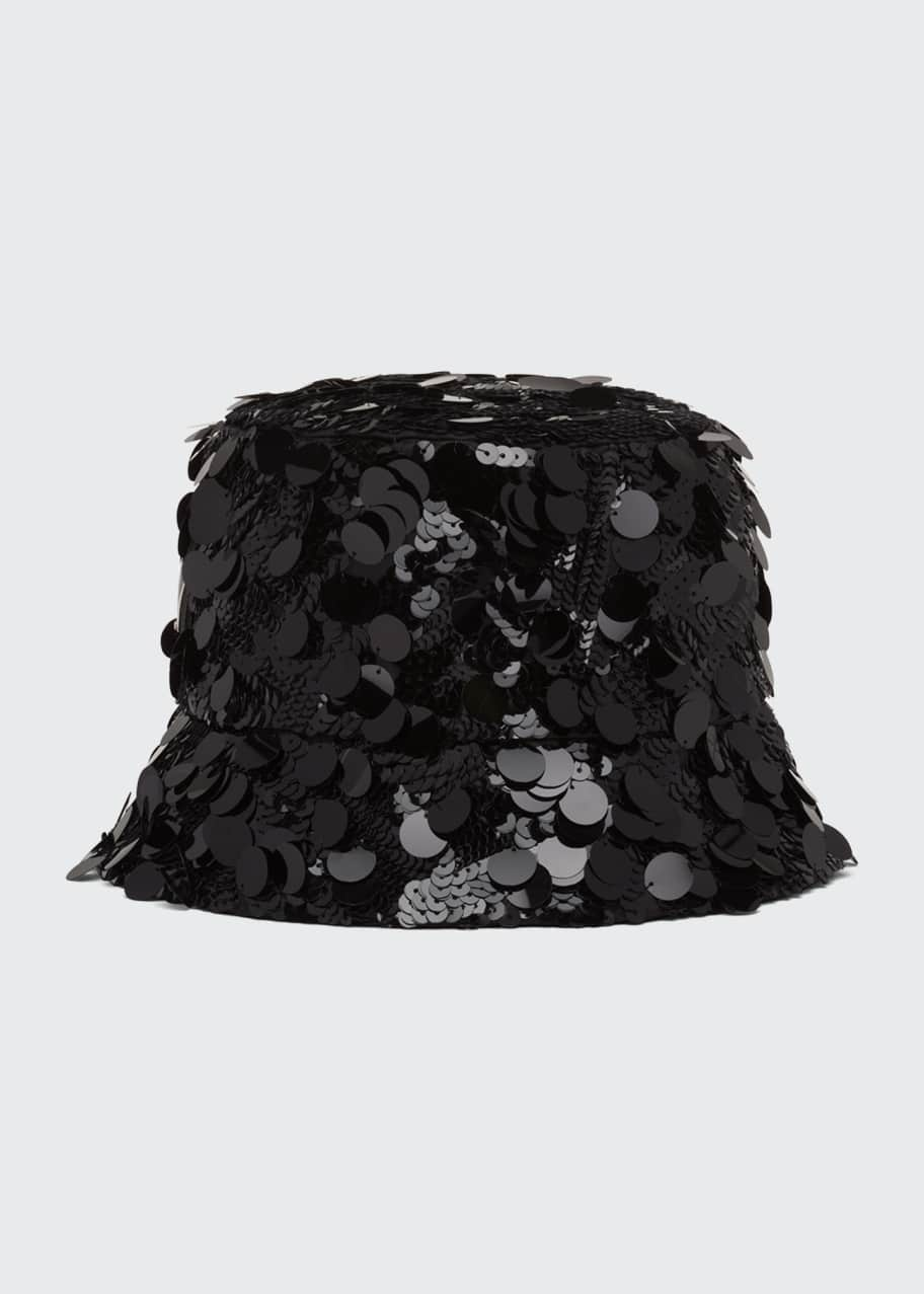 Prada Allover Sequin Bucket Hat - Bergdorf Goodman