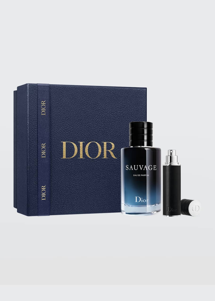 Sauvage eau de parfum 100ml travel gift best sale set