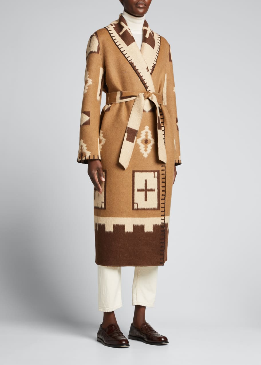 Tribal wool coat sales