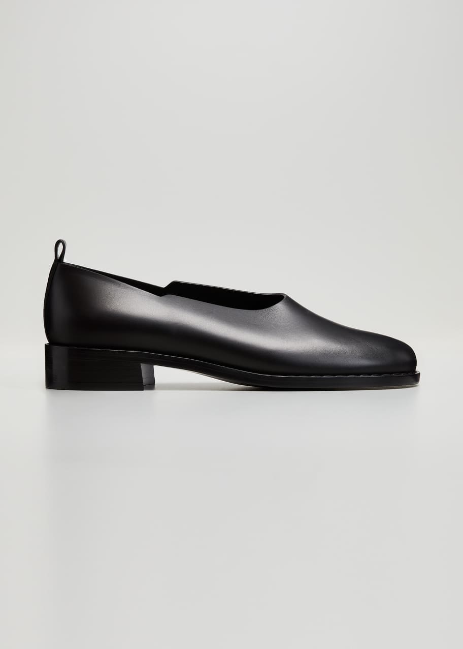 Monceau Leather Flat Loafers