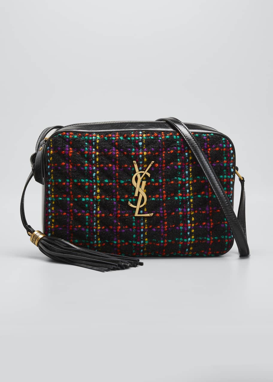 Ysl tweed bag clearance