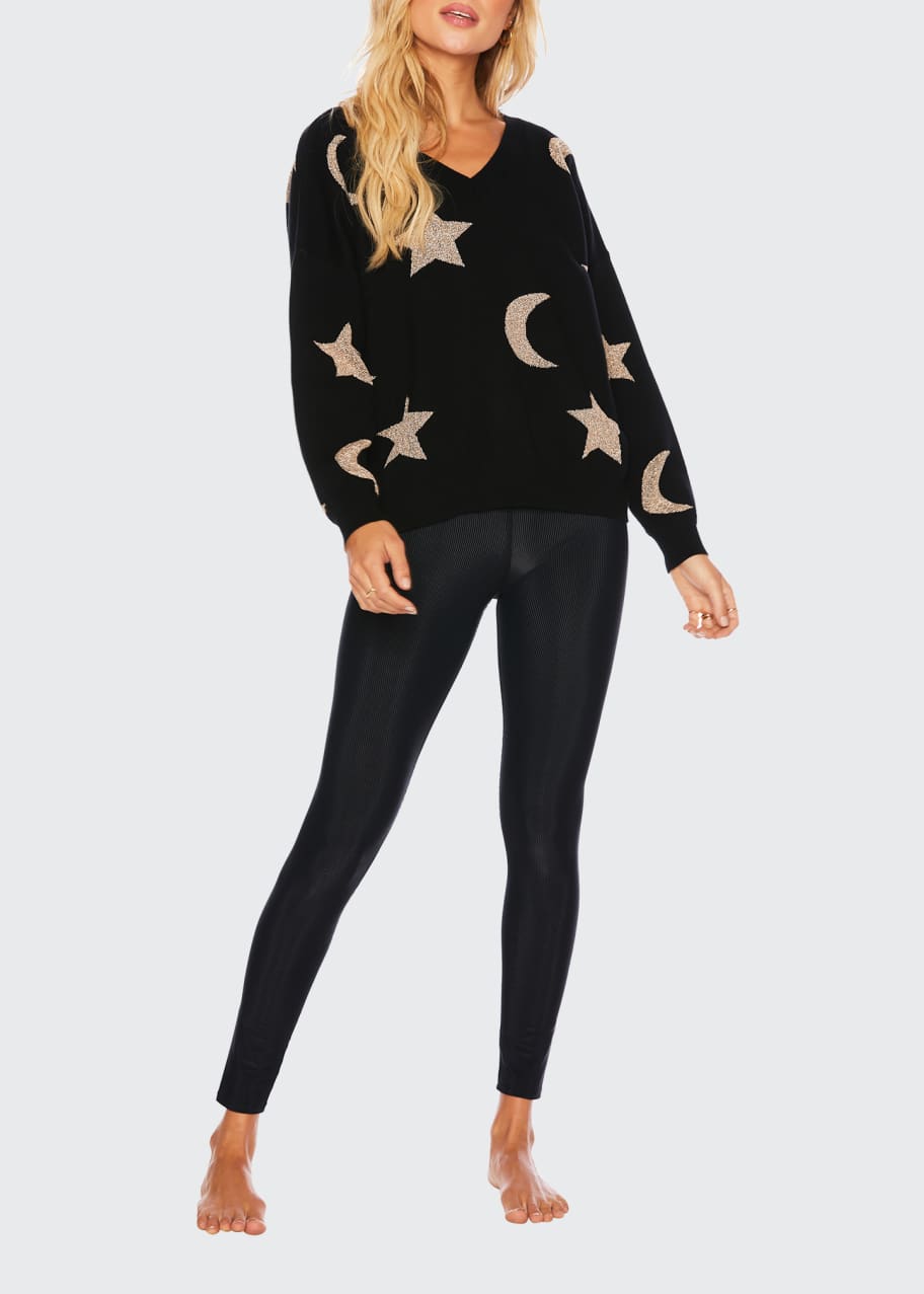 Beach Riot Joey Moon Stars Intarsia Sweater Bergdorf Goodman