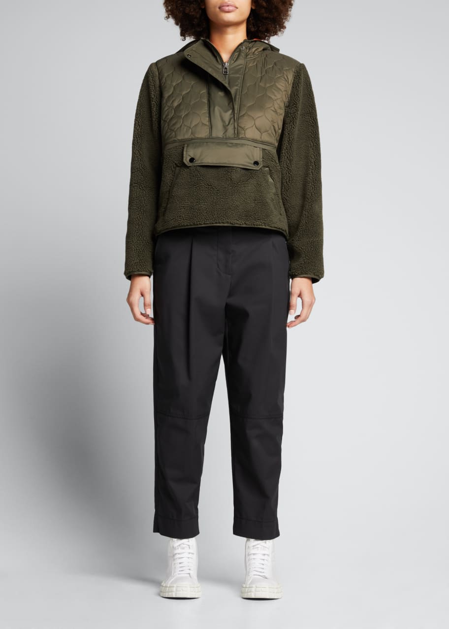 Leo Sherpa Quilted Pullover