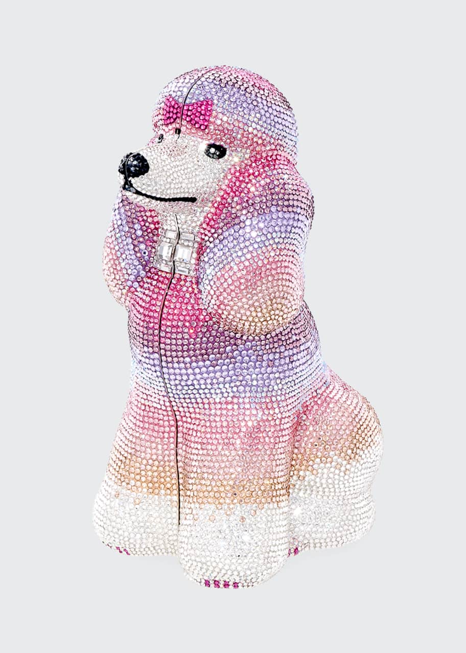 Judith Leiber Couture Fifi French Poodle Crystal Clutch Bag