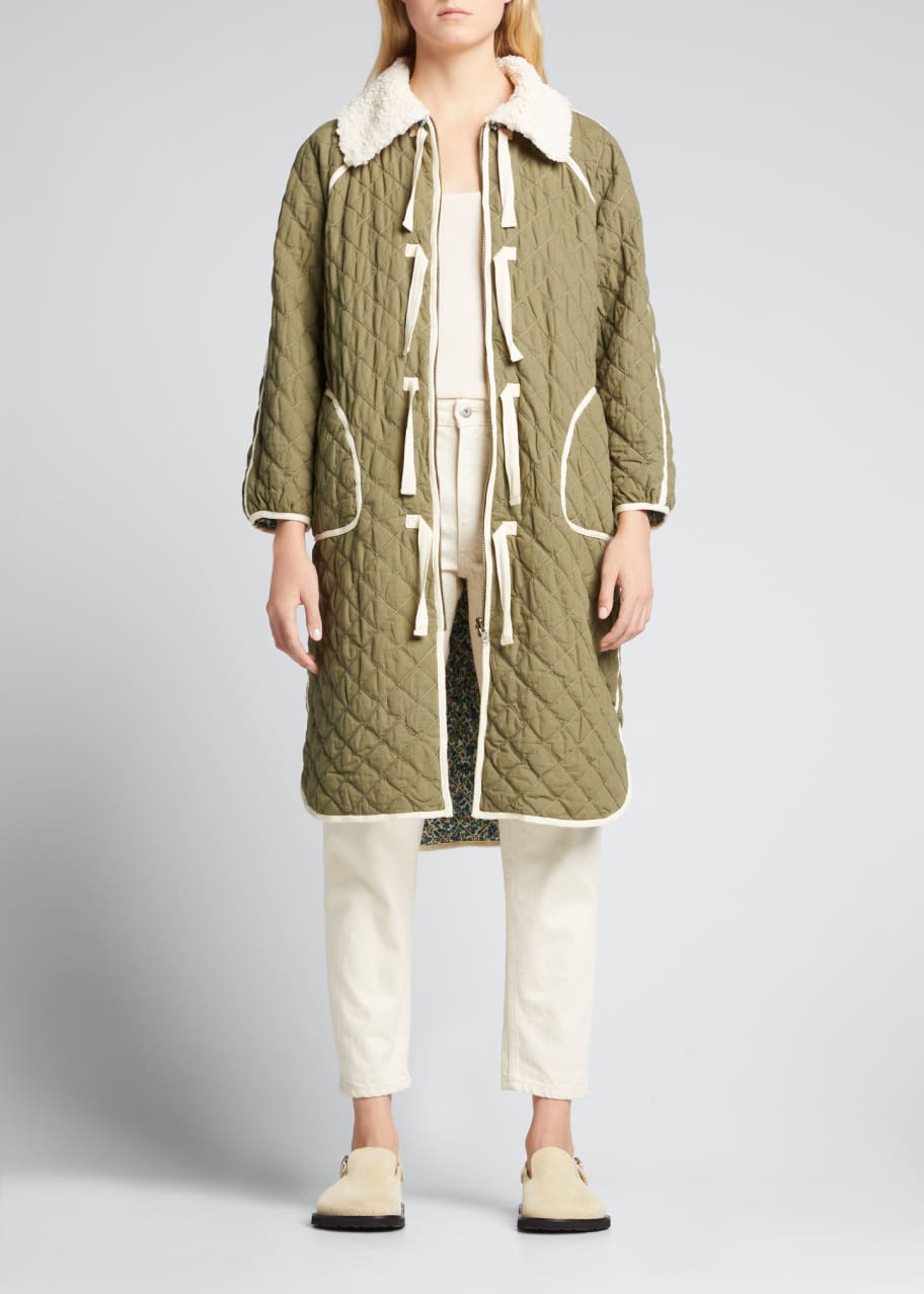 The Long Quilted Reversible Jacket