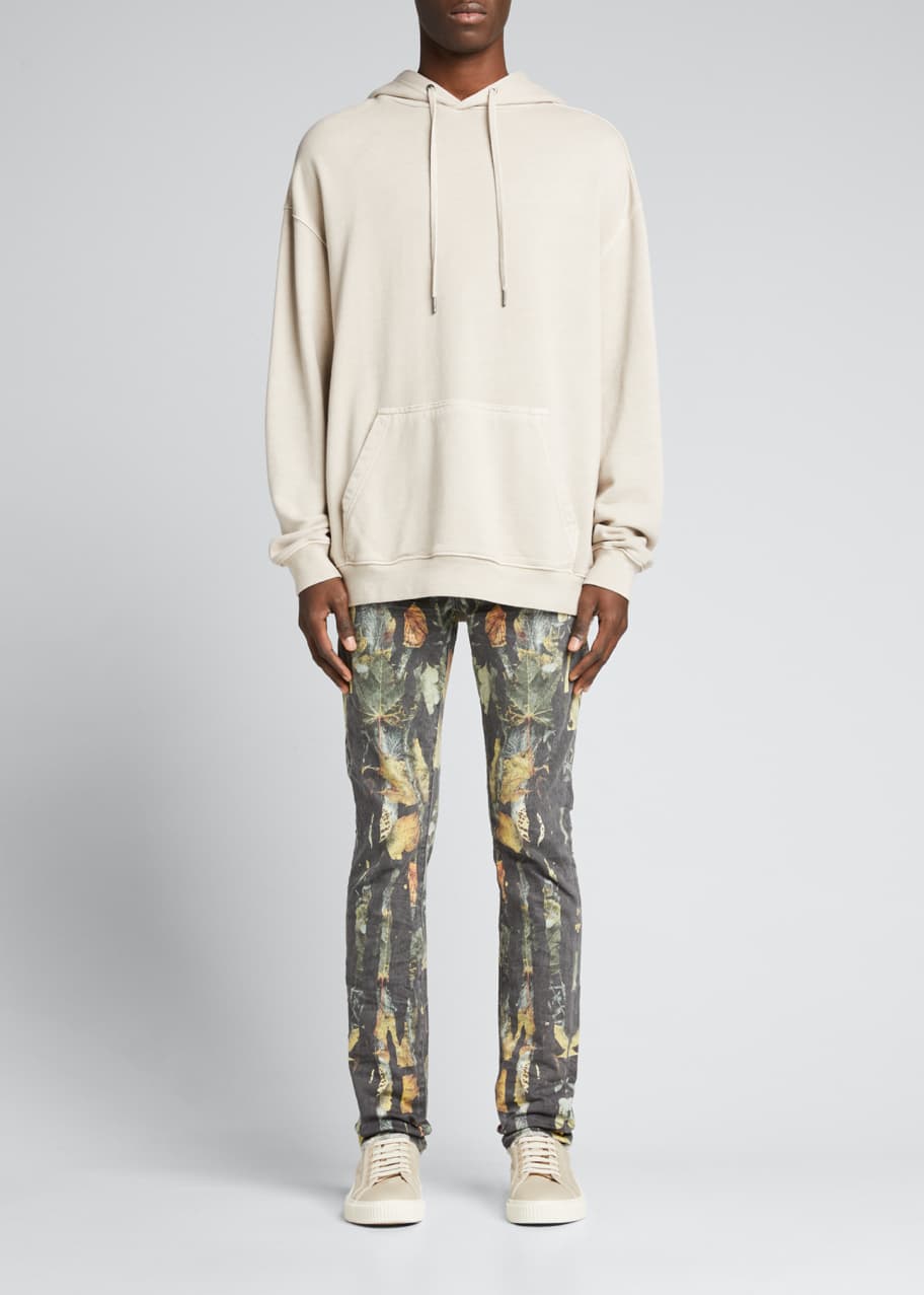 PURPLE Men's LeafSnake Camo SlimFit Jeans Bergdorf Goodman