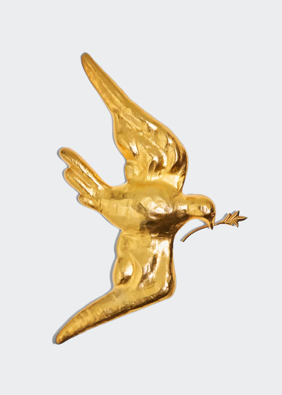 Schiaparelli Lady Gaga Born this Way Foundation Dove Brooch (12 cm