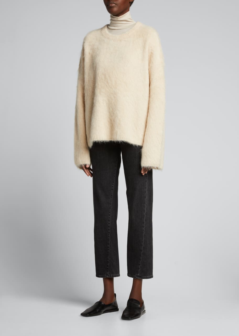 Toteme Boxy Alpaca Knit Sweater Bergdorf Goodman