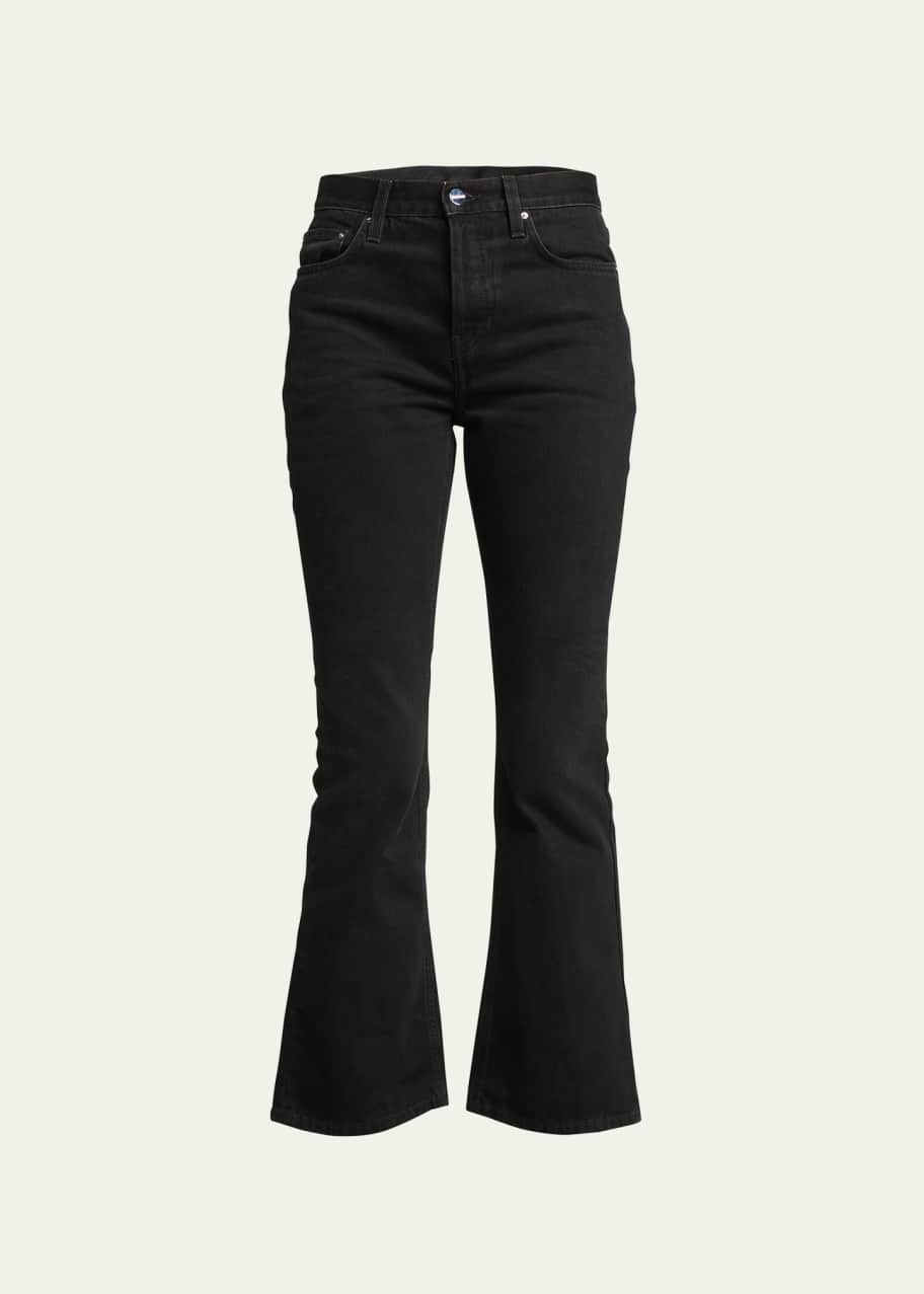 Image 1 of 1: Cropped Kick Denim