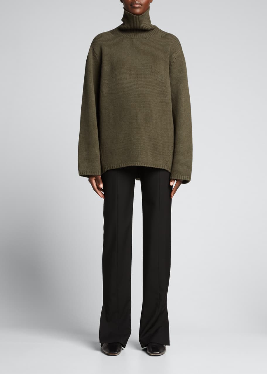 Toteme Oversized Wool-Cashmere Turtleneck - Bergdorf Goodman