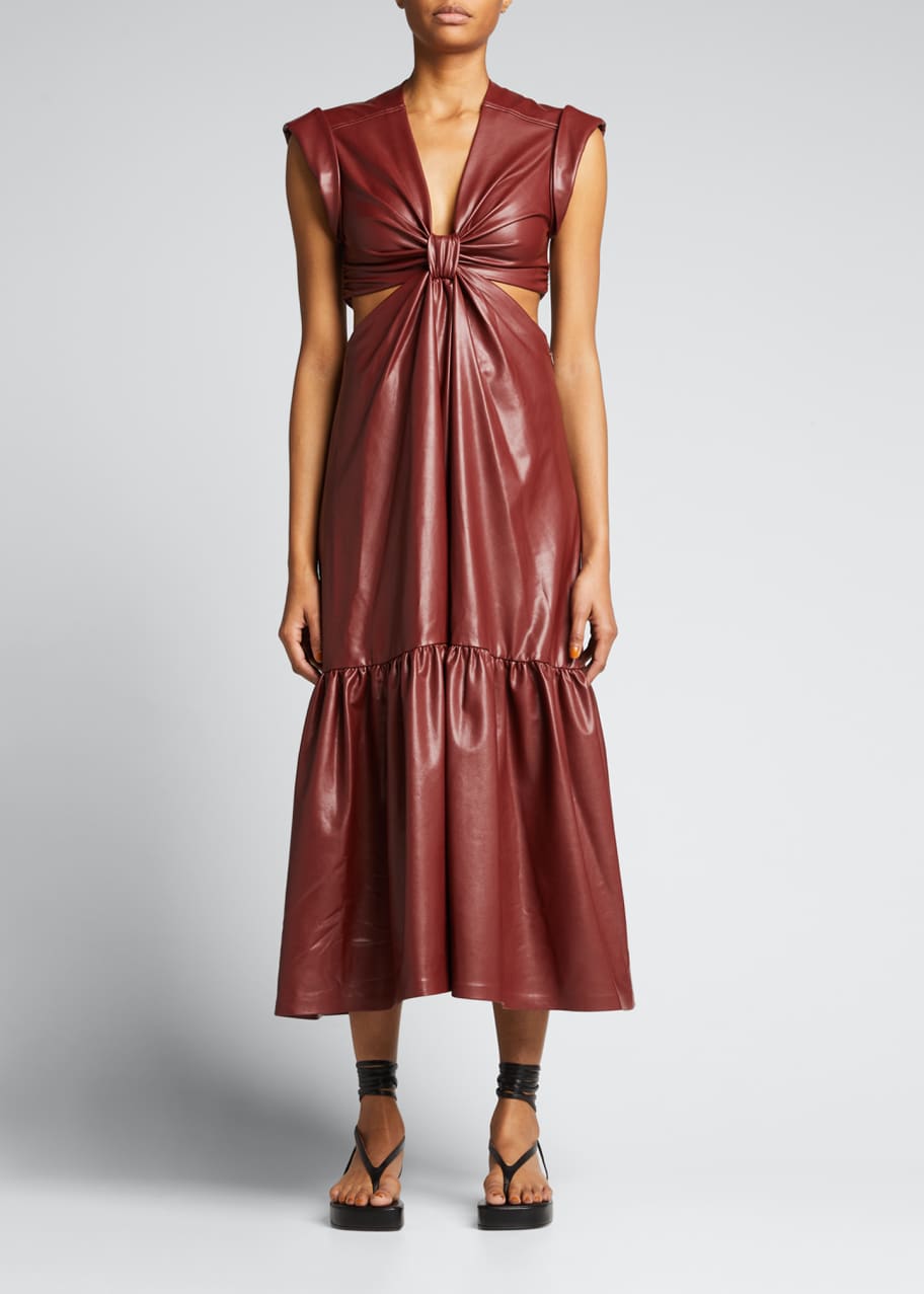 A.L.C. Alexandria VeganLeather Dress Bergdorf Goodman