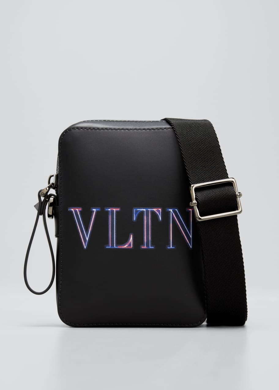 Valentino Garavani Men's Neon VLTN Crossbody Bag - Bergdorf Goodman
