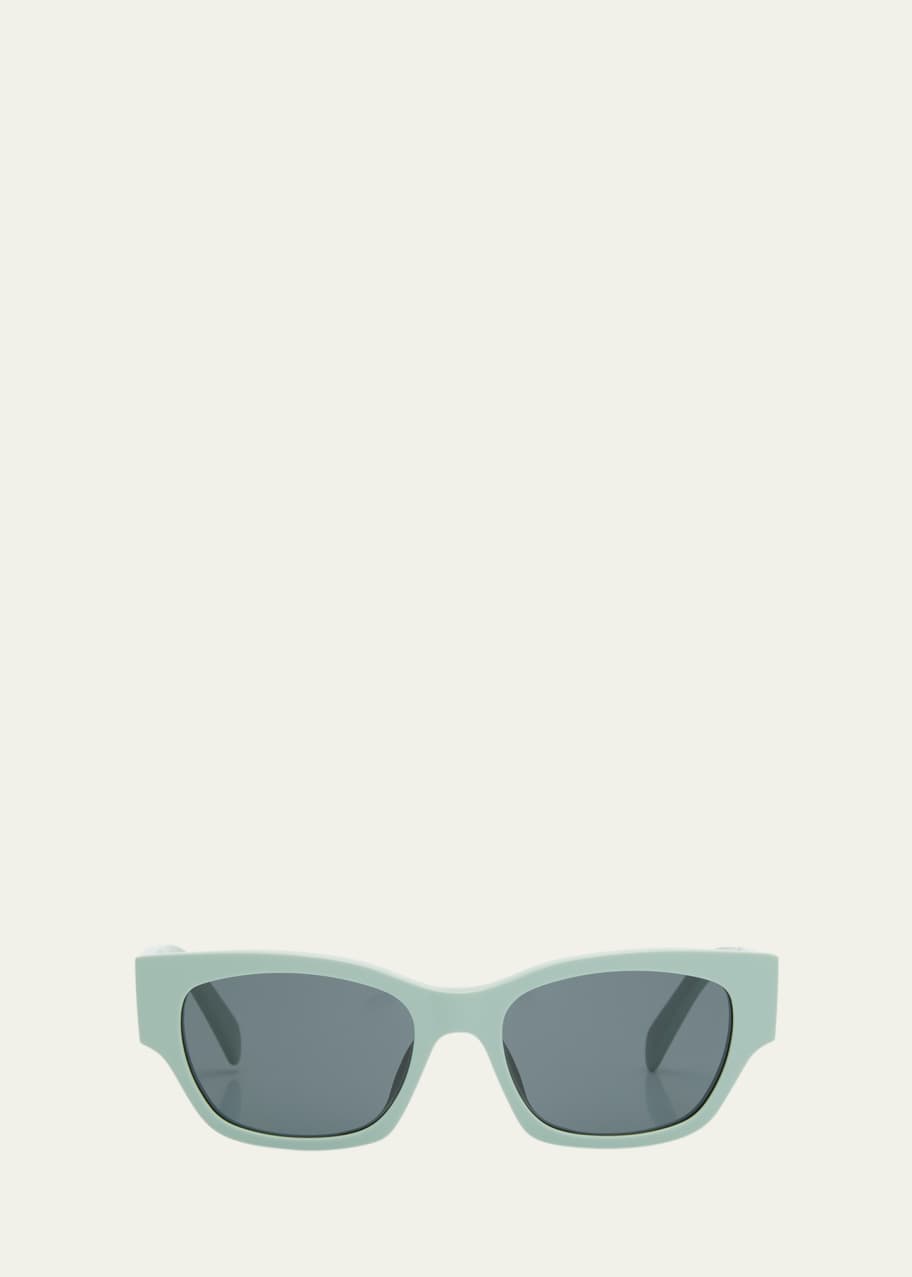 Image 1 of 1: Rectangle Acetate Sunglasses