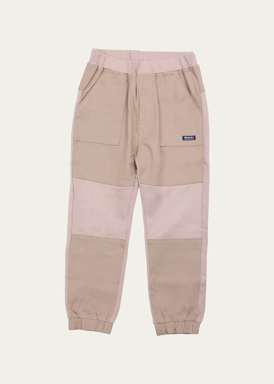 Image 1 of 1: Boy's Colorblock Jogger Pants, Size 4-12