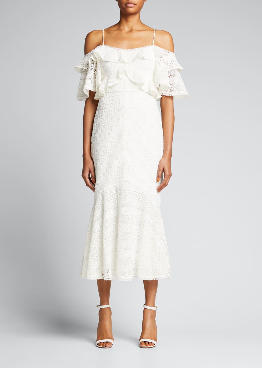 theia cold shoulder gown