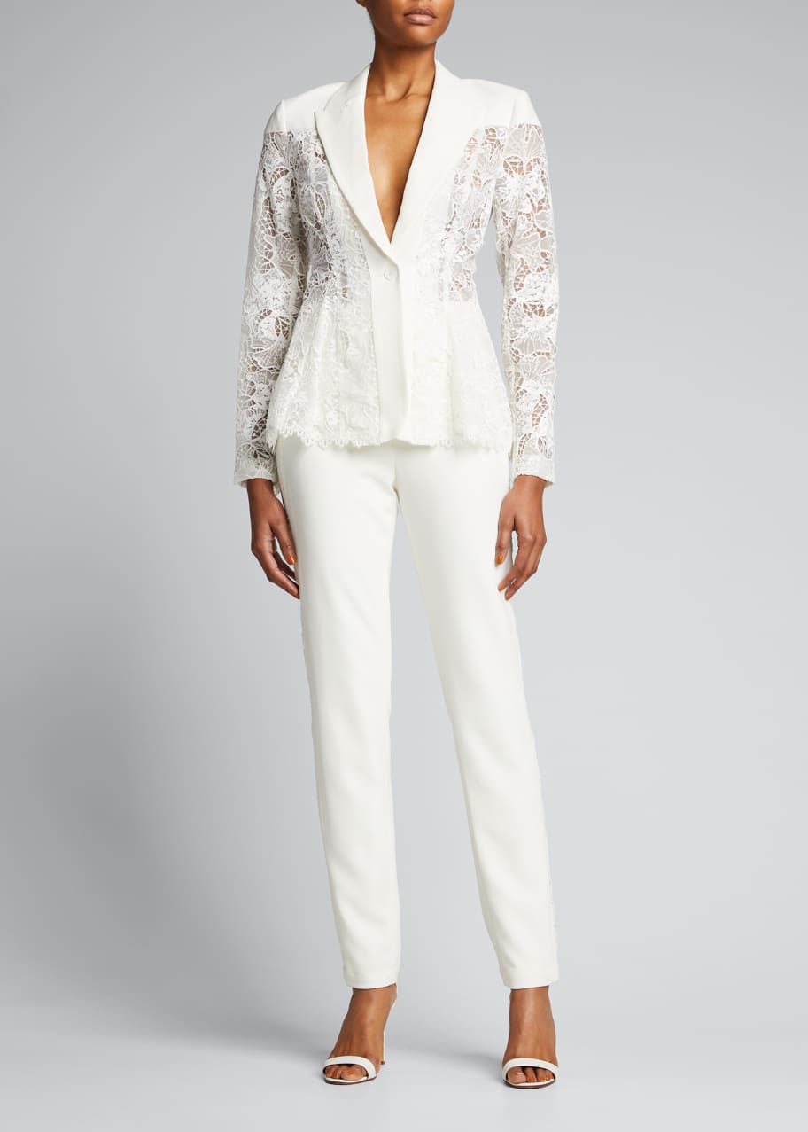 Shelby Lace Tuxedo Stripe Pant