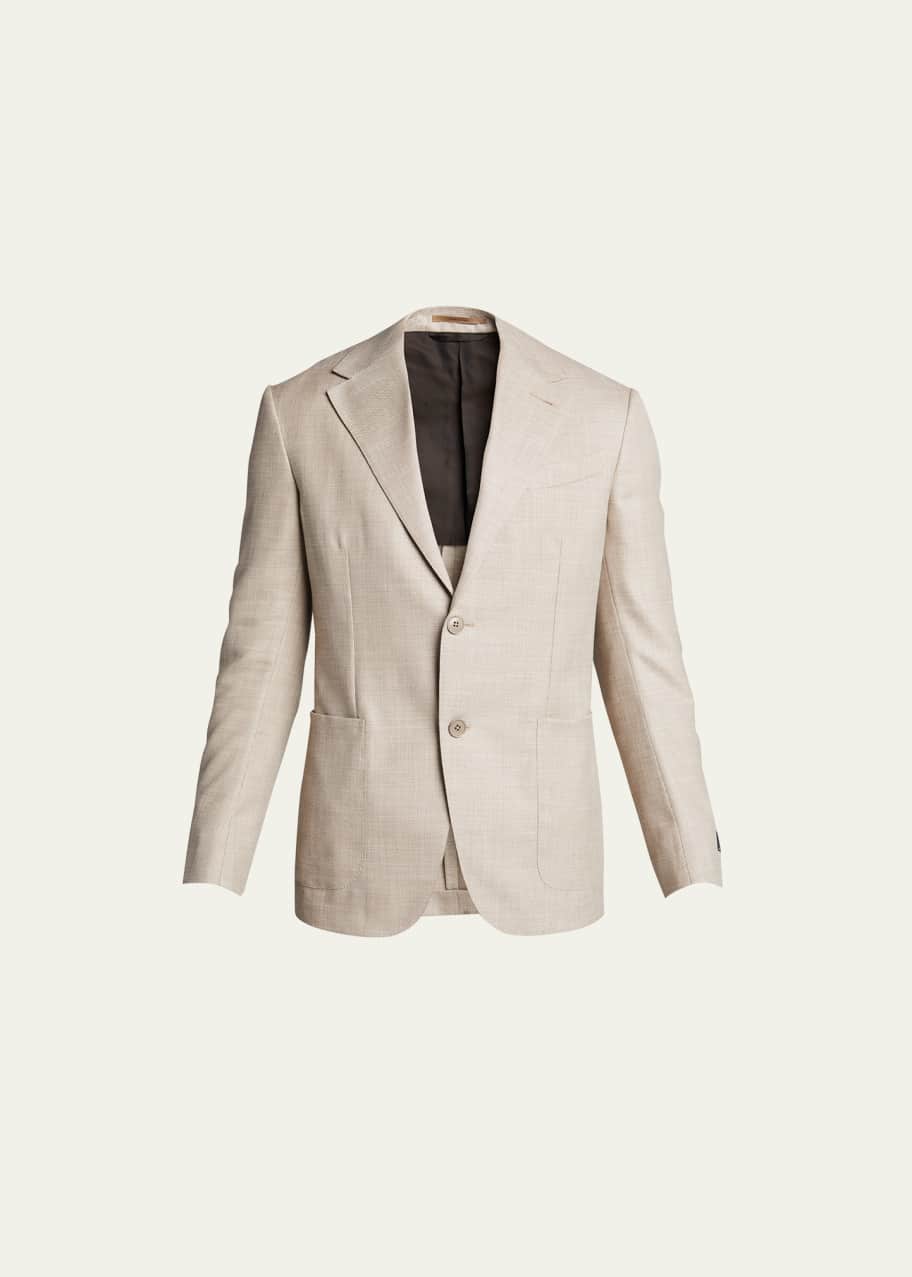 Image 1 of 1: Men's Basketweave Blazer