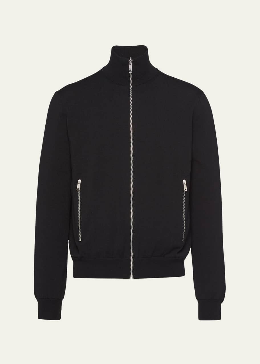 Prada Men's Reversible Wool and Re-Nylon Jacket - Bergdorf