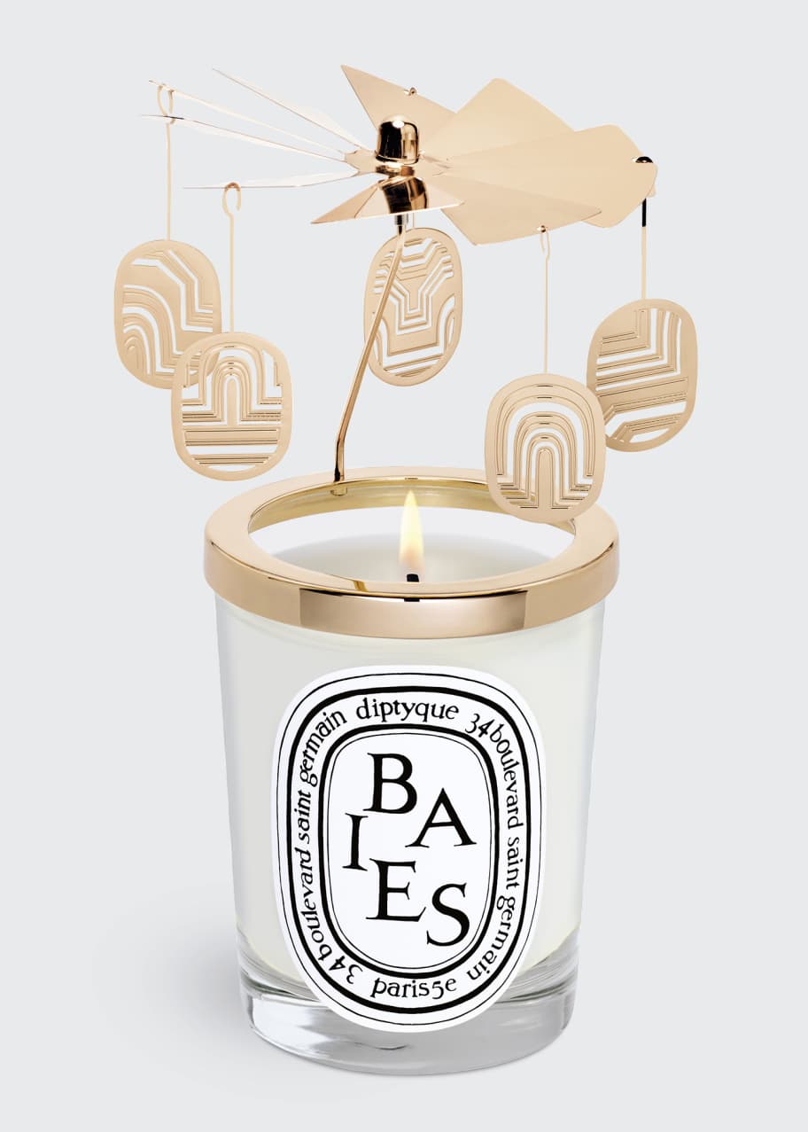 DIPTYQUE 6.7 oz. Baies Candle with Turning Carousel Top - Bergdorf