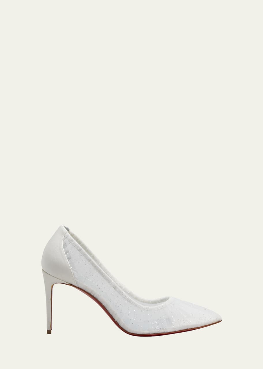 Image 1 of 1: Kate Draperia 85mm Red Sole Pumps