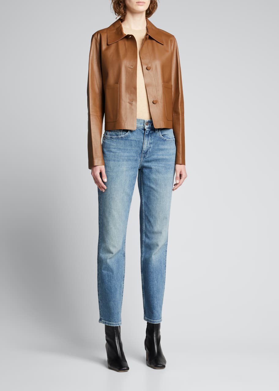 Bex Reversible Leather Jacket