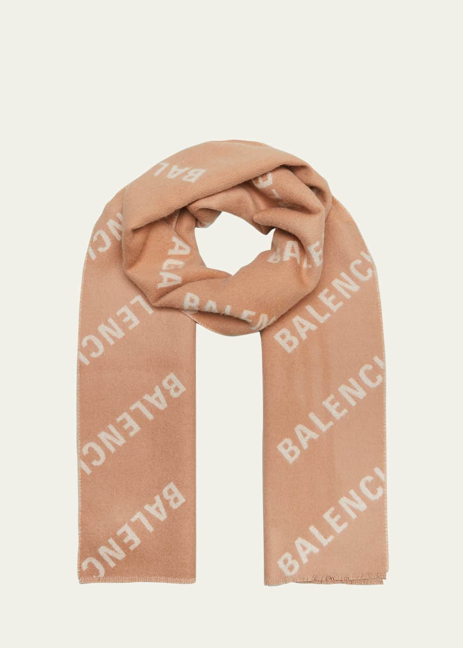 balenciaga macro scarf