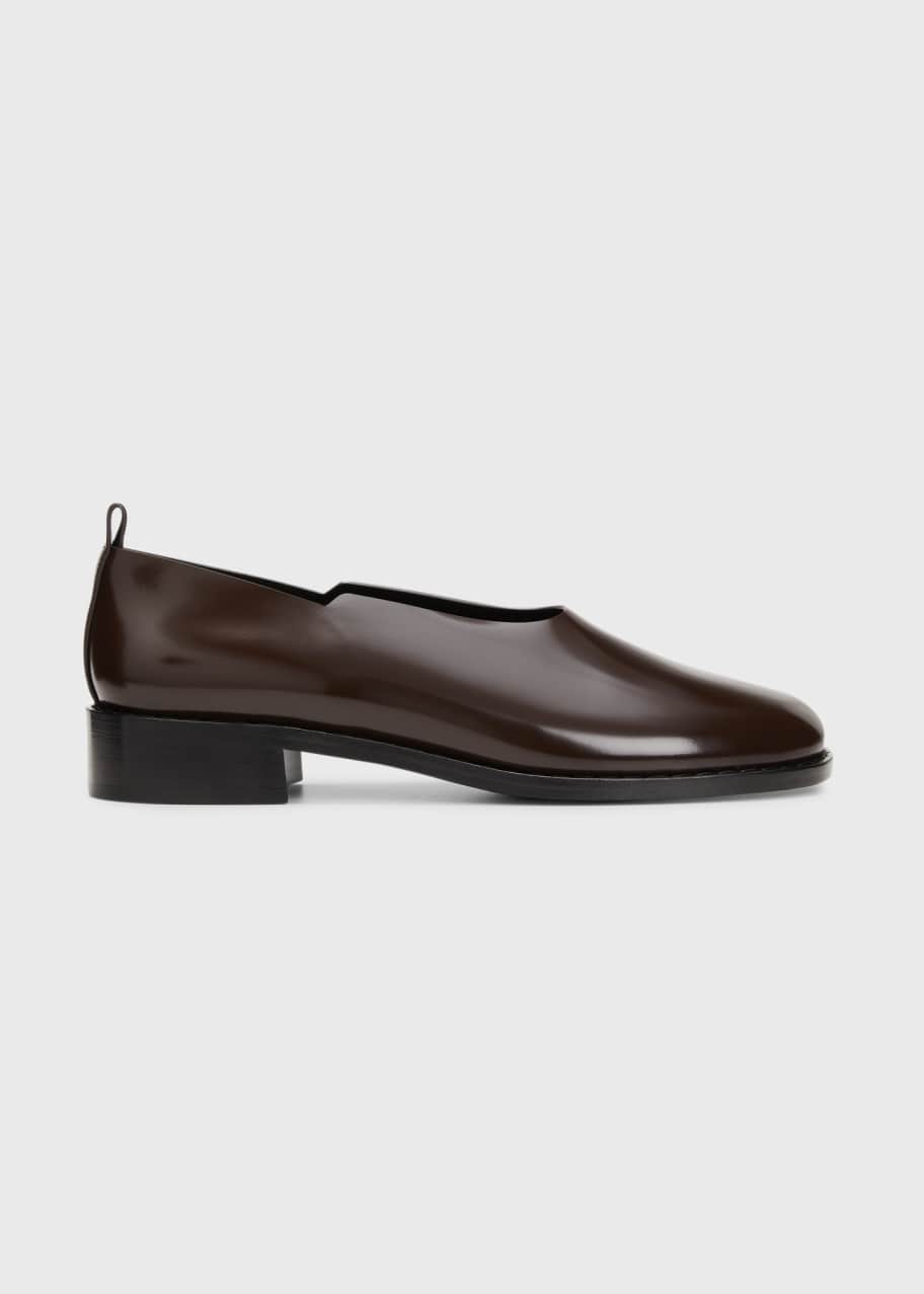 THE ROW Monceau Mary Jane Calfskin Loafers - Bergdorf Goodman