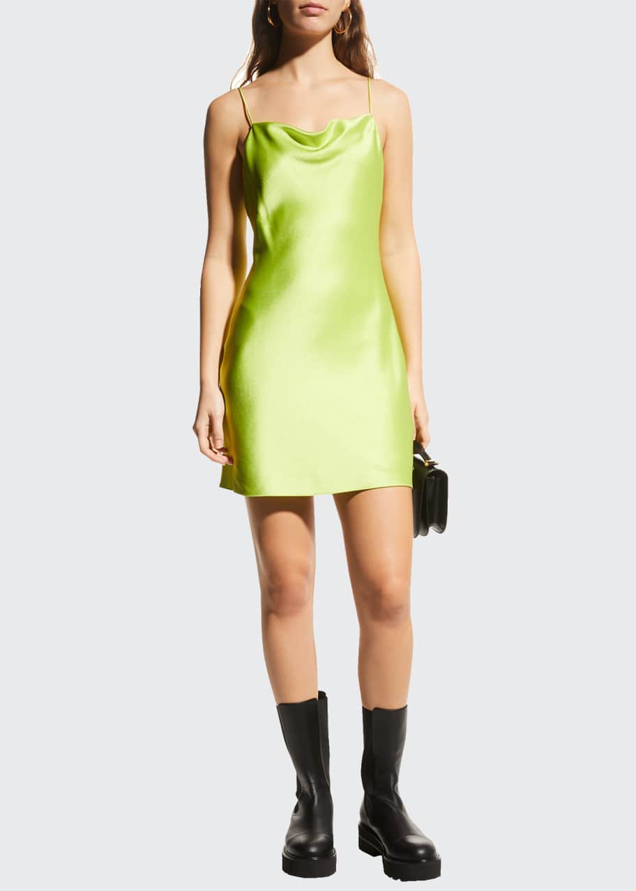Alice and olivia harmony mini slip dress clearance