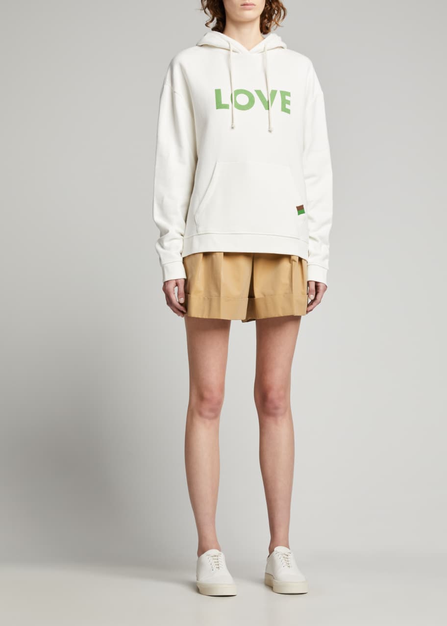 Kule The Oversized Organic Cotton Love Hoodie Bergdorf Goodman