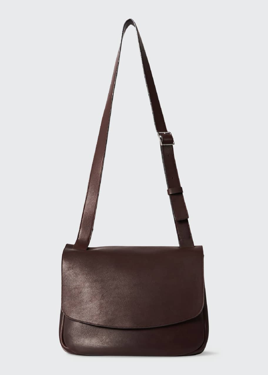 THE ROW Small Mail Crossbody Bag in Leather Bergdorf Goodman