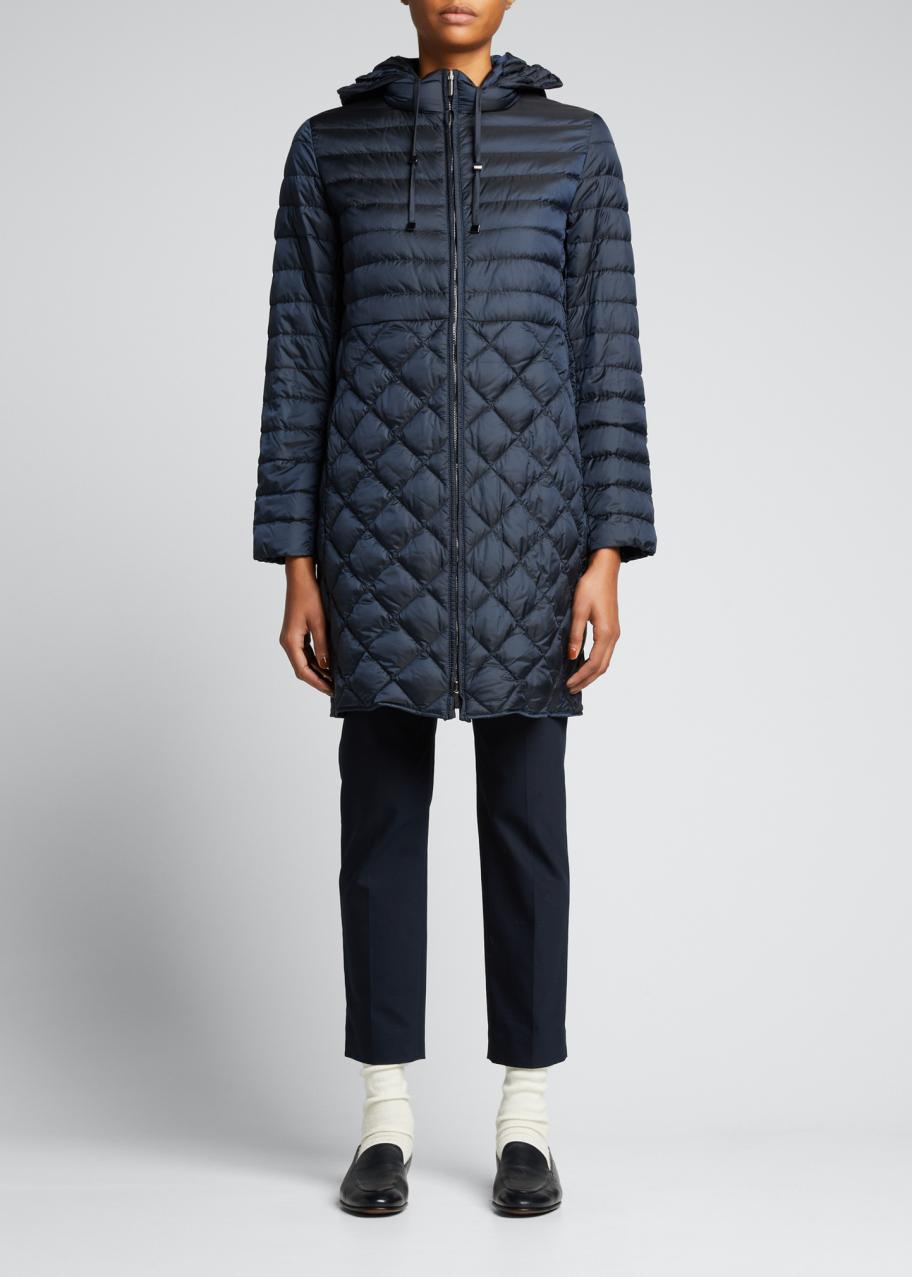 Max Mara Trev Quilted Jacket w/ Removable Hood - Bergdorf Goodman
