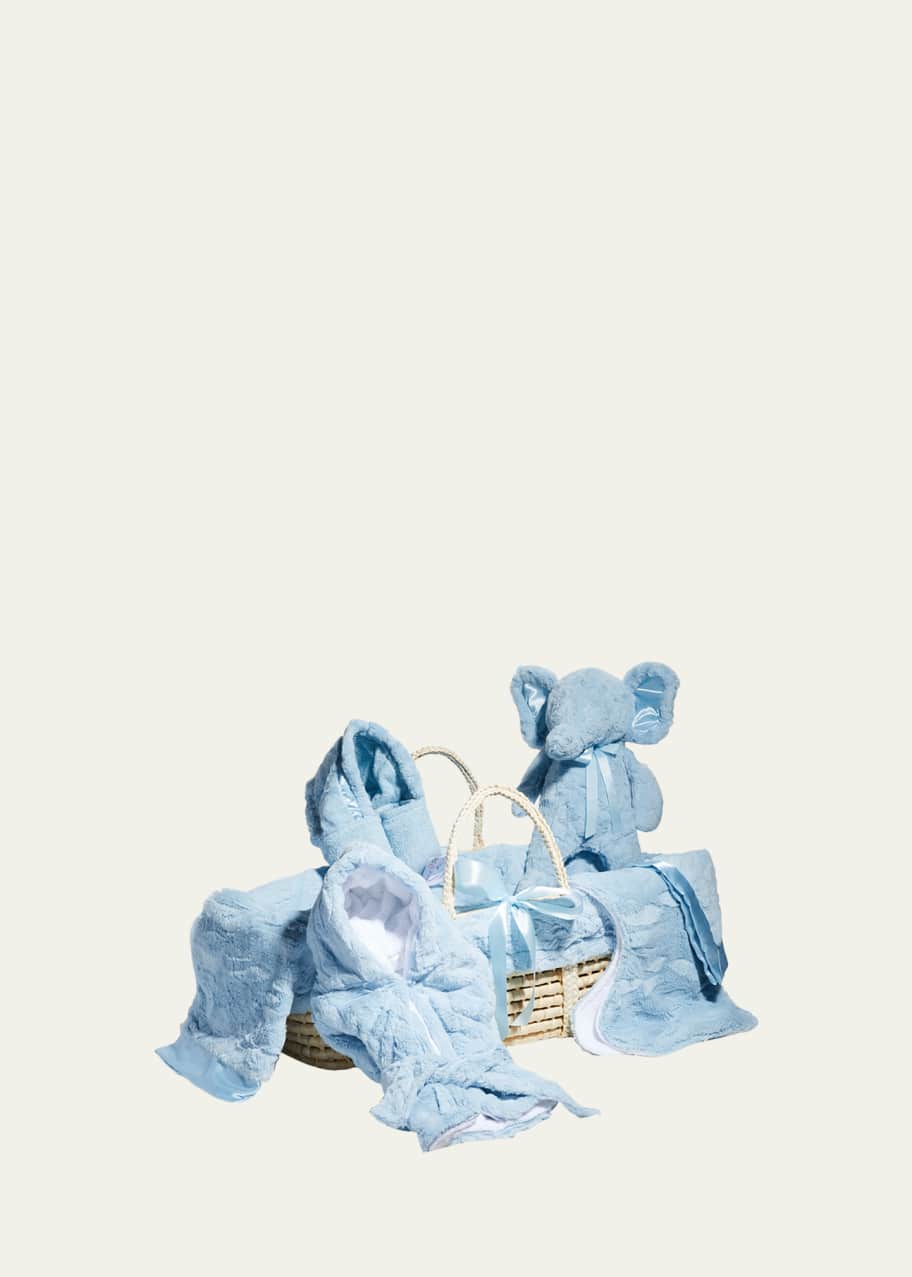Image 1 of 1: Boy's Luxury Plush Gift Basket Set