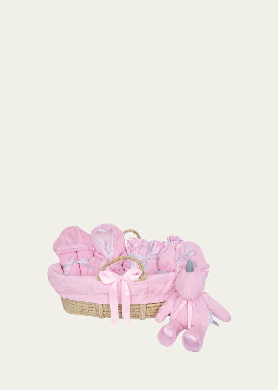 Image 1 of 1: Girl's Luxury Plush Gift Basket Set