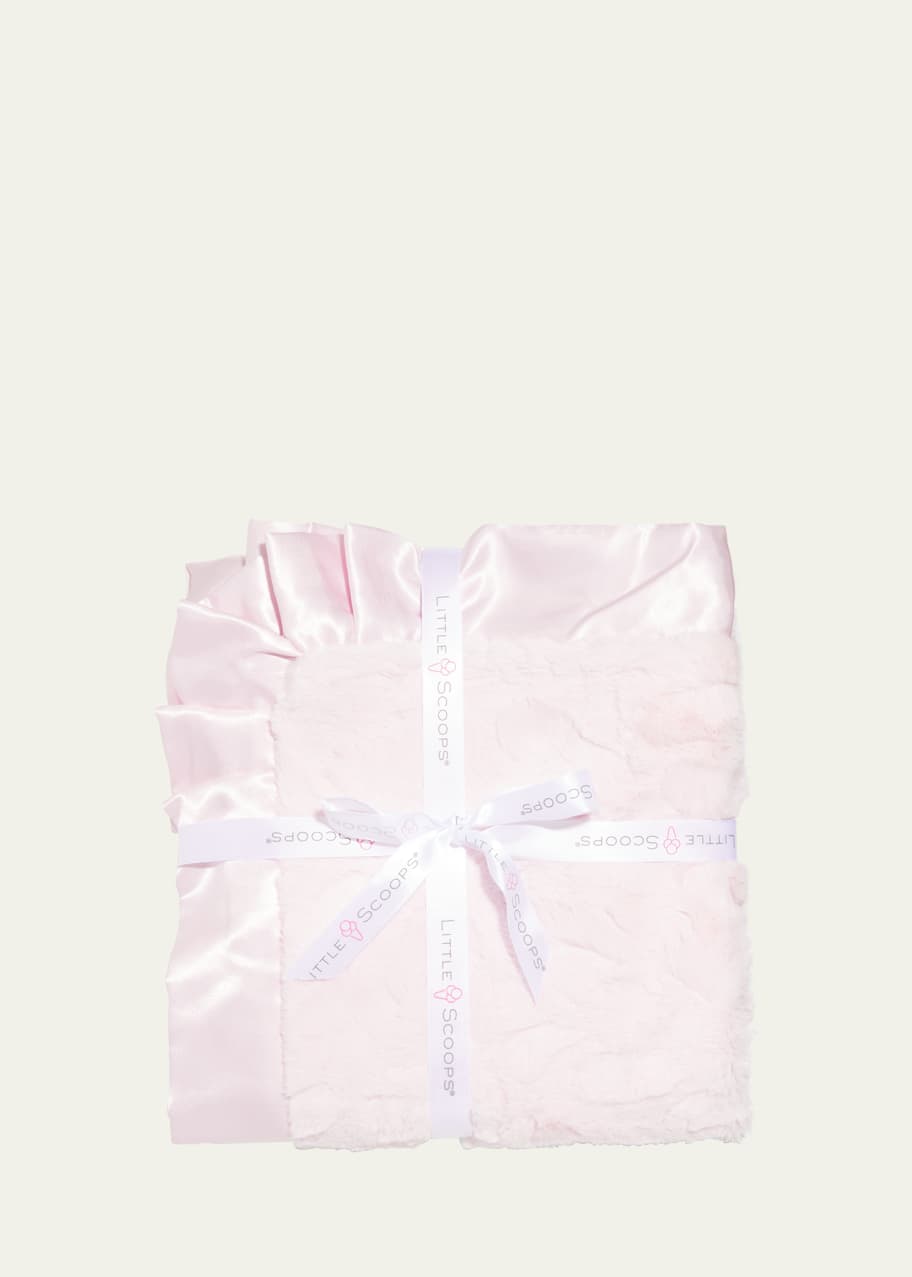 Image 1 of 1: Girl's Plush Satin Recreational Blanket