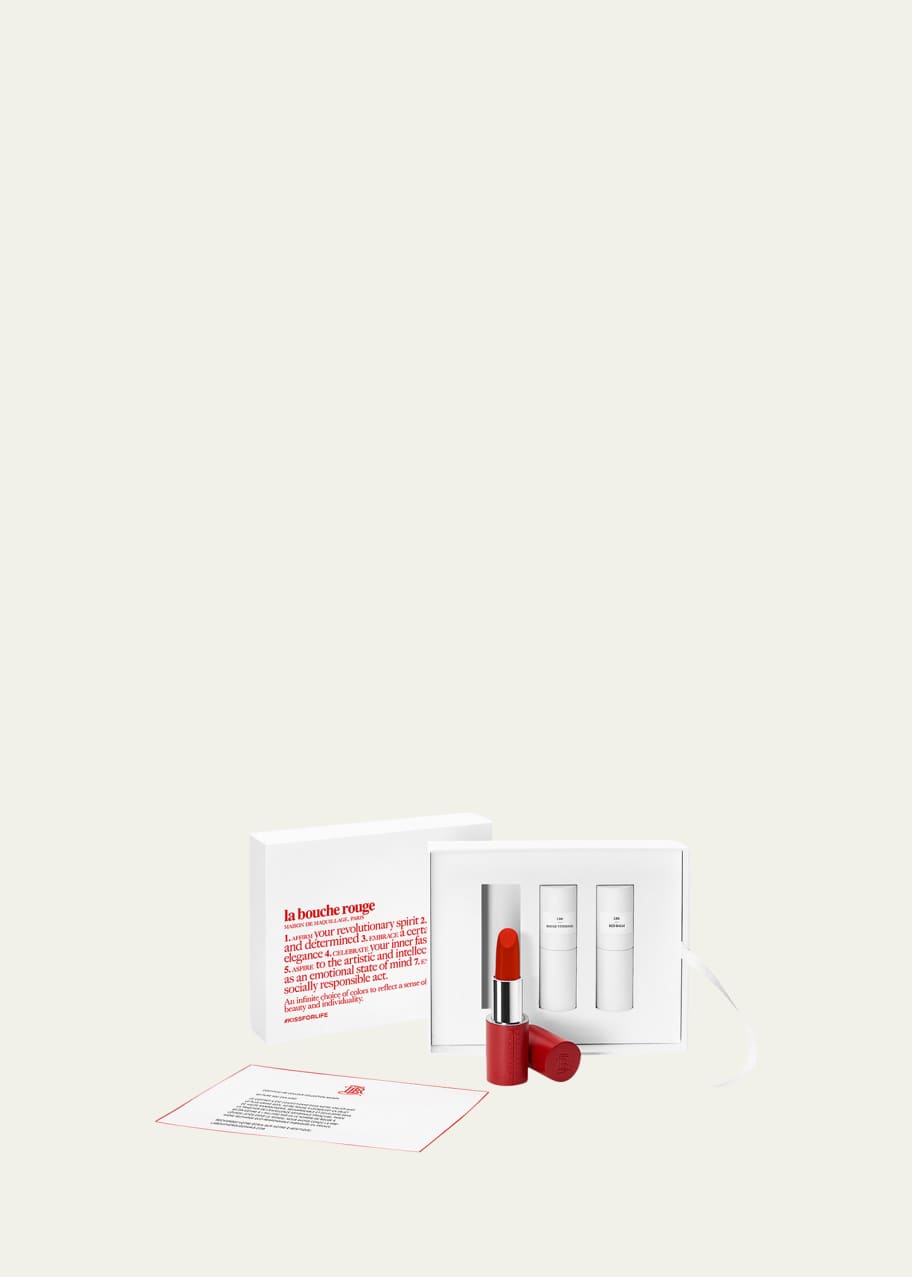 Image 1 of 1: Parisian Reds Refillable Lipstick Set