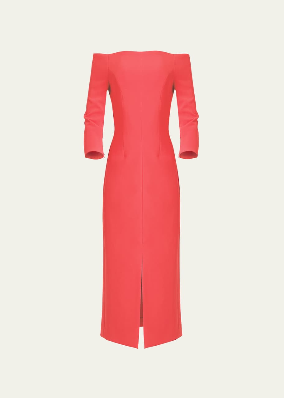 midi dress wide straps Black Wide Strap Embellished Top Midi Dress