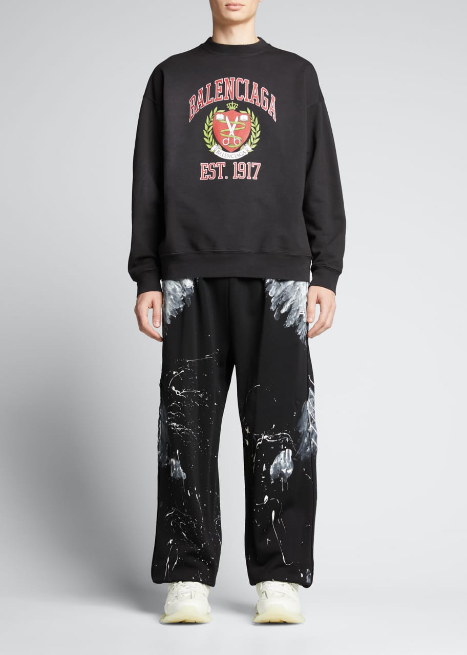 balenciaga sweatshirt orange