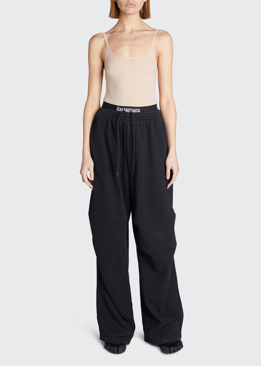 Balenciaga logo sweatpants shop