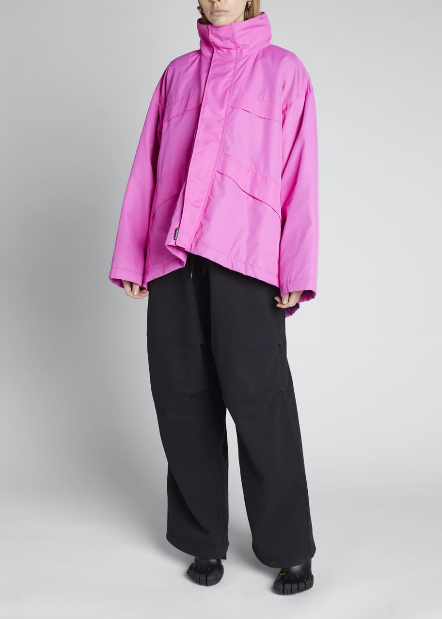 C Shape Hooded Parka